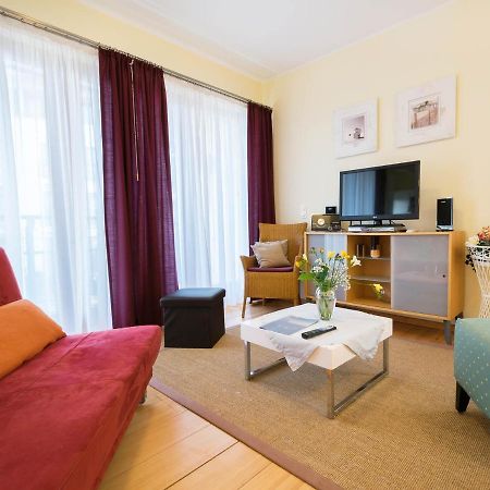 Kaiservillen Heringsdorf - 1-Raum-Ferienwohnung Mit Balkon Dr3 Bagian luar foto