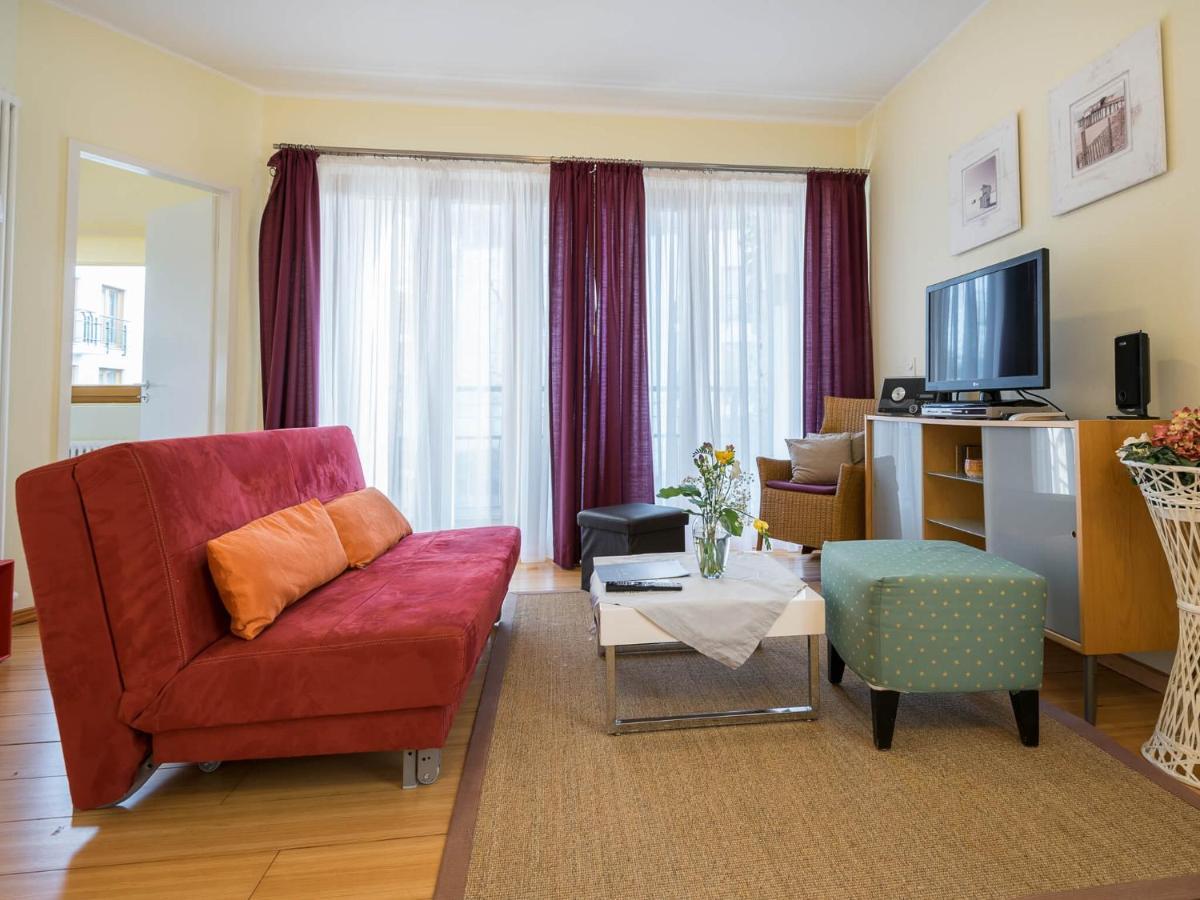 Kaiservillen Heringsdorf - 1-Raum-Ferienwohnung Mit Balkon Dr3 Bagian luar foto