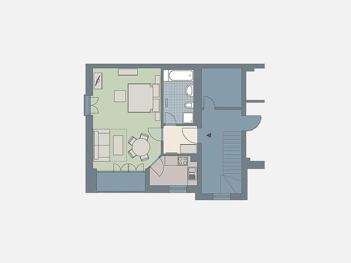 Kaiservillen Heringsdorf - 1-Raum-Ferienwohnung Mit Balkon Dr3 Bagian luar foto